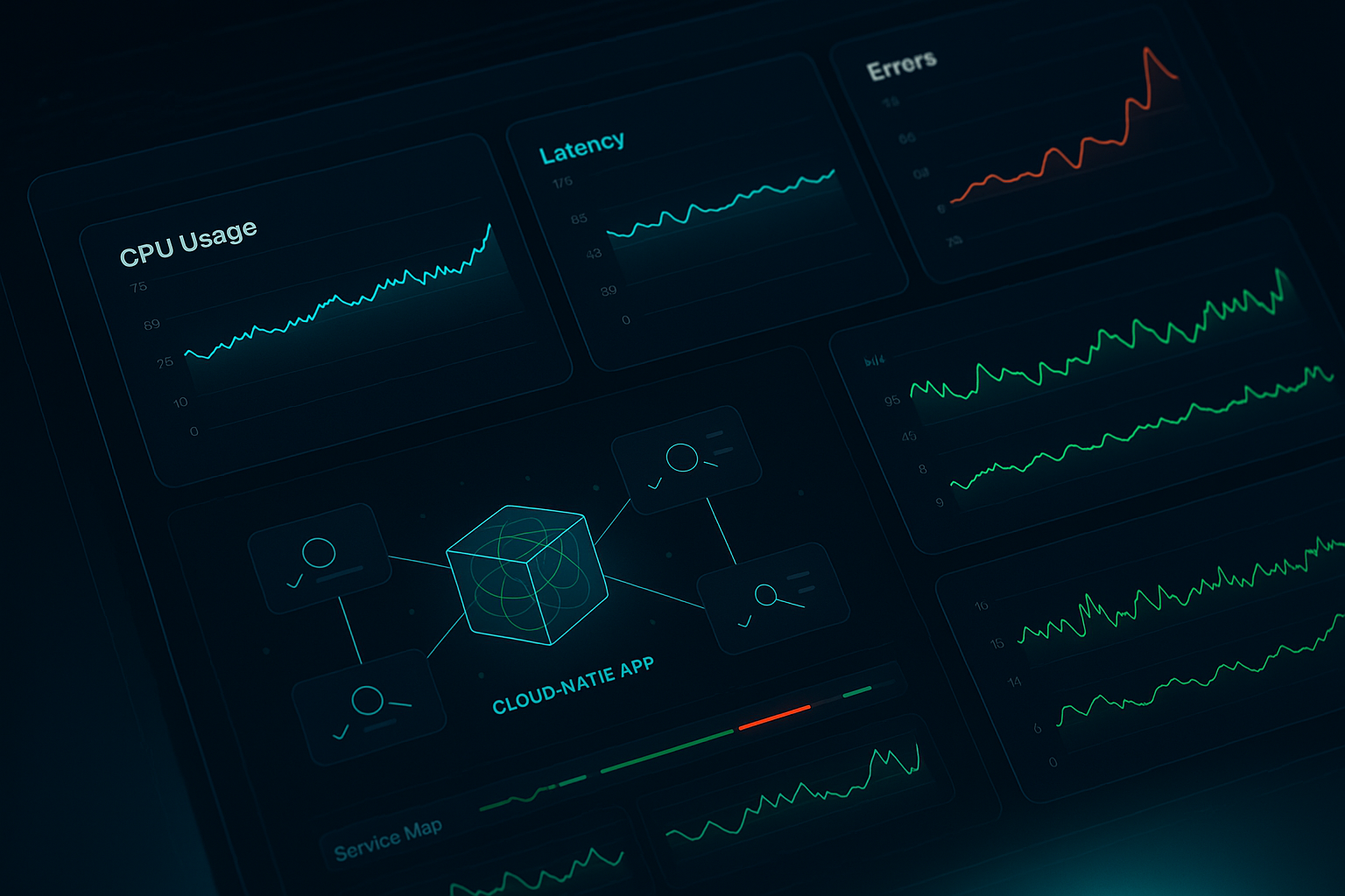 Monitoring and observability dashboard
